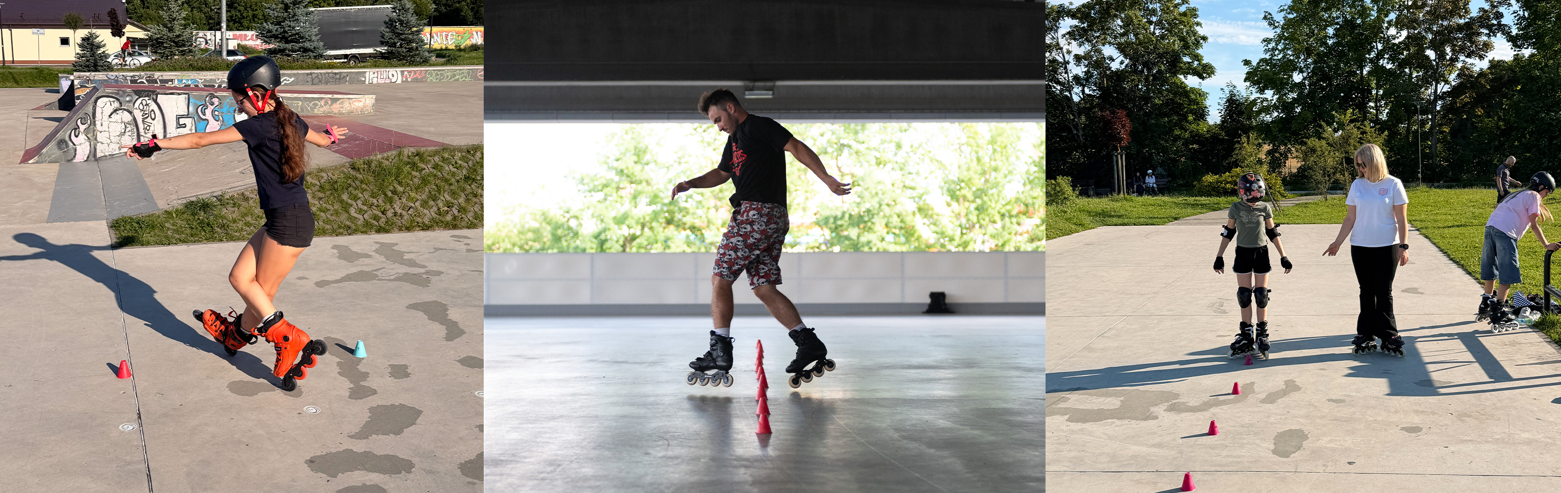 Rolki – Freestyle Slalom